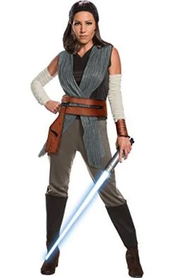 Rubie's Official Disney Star Wars The Last Jedi Rey Deluxe Ladies Costume, Adult Fancy Dress