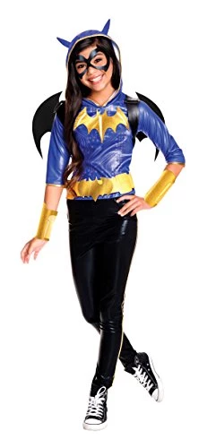 Rubie's Official DC Super Hero Girl's Batgirl Deluxe Costume, Kids Fancy Dress