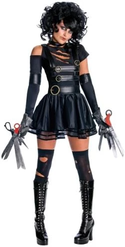 Rubie's Official Miss Edward Scissorhands + Wig Fancy Dress Ladies Halloween Womens Costume 12 Rubie's Official Miss Edward Scissorhands + Wig Fancy Dress Ladies Halloween Womens Costume - Image 10