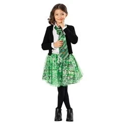 Rubie's Official Harry Potter Slytherin Child Tutu, Kids Fancy Dress, One Size Age 7-10 Years (3013169-10)