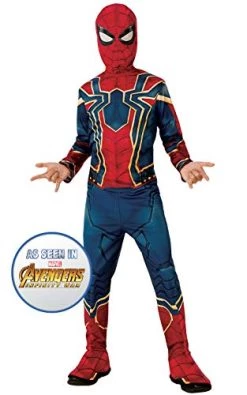 Rubie's Official Marvel Avengers Endgame Iron Spider Classic Childs Costume, Kids Superhero Fancy Dress