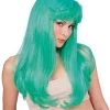 Rubie's Official Glamour Wig, Adult Costume - One Size, Green -Rubie's Shop 41o3cjDpdQL