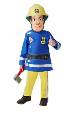 Rubie's Official Fireman Sam Childs Costume, Kids Fancy Dress