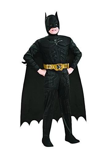 Rubie's Official DC Comics Warner Bros Dark Knight Batman Deluxe Muscle Chest Childs Costume 3 Rubie's Official DC Comics Warner Bros Dark Knight Batman Deluxe Muscle Chest Childs Costume