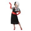 Rubie's Official Disney Cruella De Vil, 101 Dalmatians Ladies Costume, Adult Fancy Dress -Rubie's Shop 41p3953pE7L