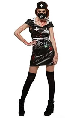 Rubie's Official Horror Nurse, Zombie Ladies Halloween Costume, Ladies Size Large UK 16-18