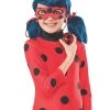 Rubie's Official Miraculous Ladybug Childs Clip-on Earrings And Yo-Yo Set, Fancy Dress Accessory Set -Rubie's Shop 41pNL3L22VL