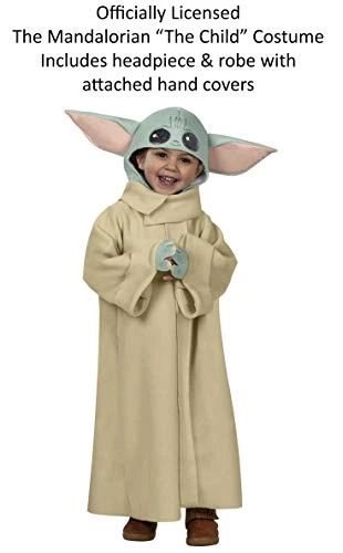 Rubie's Official Baby Yoda Costume 4 Rubie's Official Baby Yoda Costume - Image 2