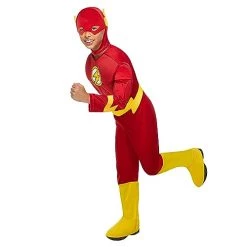 Rubie's Official DC Superhero The Flash Deluxe Child Costume, Kids Fancy Dress -Rubie's Shop 41rJiVRlH7L 1