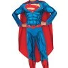Rubie's Official DC Comics Superman Deluxe Boys Costume Outfit, Kids Fancy Dress Super Hero -Rubie's Shop 41rUB9Xk6GL