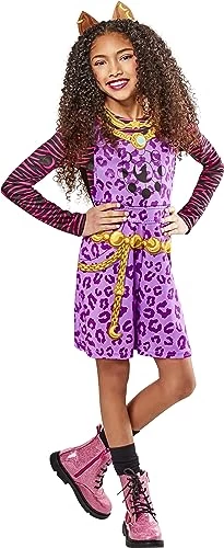 Rubie's Official Monster High Clawdeen Wolf Child Costume, Kids Fancy Dress