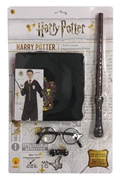 Rubie's Official Harry Potter Pack Gryffindor Robe, Wand And Glasses Child's Costume - One Size -Rubie's Shop 41se9gSE64L
