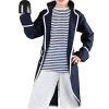 Bristol Novelty CC894 Pirate Captain Costume, White, Medium, Approx Age 5 - 7 Years, Pirate Captain (M) -Rubie's Shop 41skg2Rfn0L