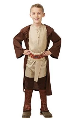 Rubie's Official Disney Star Wars Jedi Hooded Robe Childs Costume, Kids Fancy Dress