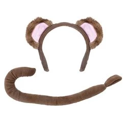 Bristol Novelty DS154 Monkey Set | Pack Of 1 | Child Ears And Tail, Unisex, Brown, One Size