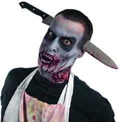 Rubie's Official Zombie Knife Through Head, Halloween Costume Accessory
