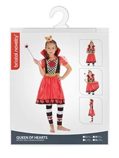 Bristol Novelty Children's Queen Of Hearts Costume -Rubie's Shop 41vMmGggAFL