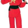 Bristol Novelty CC977 "Ninja" Childs Costume (Small), Approx Age 3 -5 Years, Ninja Childs Red (S) -Rubie's Shop 41w43xB4INL