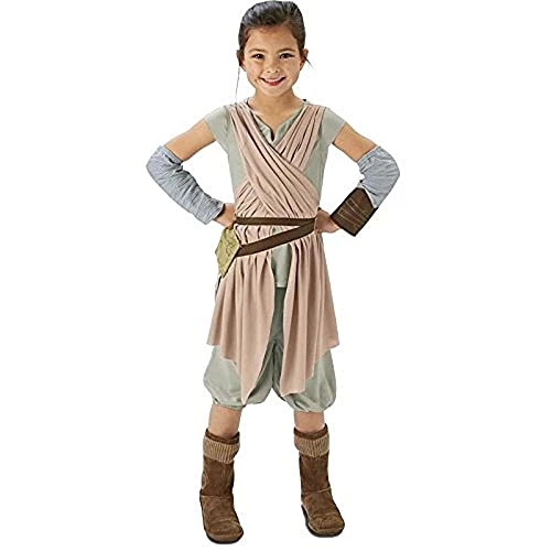 Rubie's Official Disney Star Wars Rey Deluxe Child Costume, Kids Fancy Dress 3 Rubie's Official Disney Star Wars Rey Deluxe Child Costume, Kids Fancy Dress