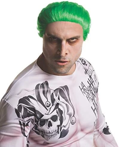 Rubie's Official The Joker's Wig Mens Fancy Dress Halloween Villain Suicide Squad Costume Wig 6 Rubie's Official The Joker's Wig Mens Fancy Dress Halloween Villain Suicide Squad Costume Wig - Image 4