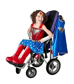 Rubies Official DC Wonder Women Adaptive Child Costume, Kids Fancy Dress