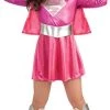 Rubie's Official DC Comics Supergirl Pink Girls Costume, Kids Fancy Dress Super Hero -Rubie's Shop 41xZiIzaPxL
