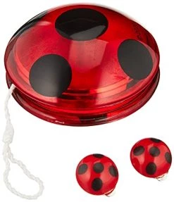 Rubie's Costume Miraculous Ladybug Yo-Yo And Clip-On Earrings,Red