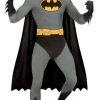 Rubie's Official DC Comics Batman 2nd Skin Costume, Mens Super Hero All In One Fancy Dress -Rubie's Shop 41xsdiNJ5dL
