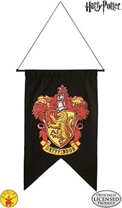 Rubie's Official Harry Potter Gryffindor House Wall Banner Flag Fancy Dress Accessory Decoration -Rubie's Shop 41zamZzt27L