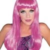 Rubie's Official Glamour Wig, Adult Costume - One Size, Hot Pink -Rubie's Shop 41zzrT6HW8L