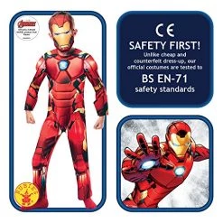 Rubie's Official Marvel Avengers Iron Man Deluxe Childs Costume, Kids Superhero Fancy Dress 9 Rubie's Official Marvel Avengers Iron Man Deluxe Childs Costume, Kids Superhero Fancy Dress -Rubie's Shop 51 EvCuu6mL 1