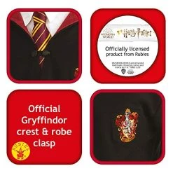 Rubie's Official Deluxe Harry Potter Robe Adults Fancy Dress Unisex Costume Medium 8 Rubie's Official Deluxe Harry Potter Robe Adults Fancy Dress Unisex Costume Medium -Rubie's Shop 5103KPEfaAL