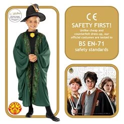 Rubies Official Harry Potter Professor McGonagall Robe, Kids Fancy Dress 9 Rubies Official Harry Potter Professor McGonagall Robe, Kids Fancy Dress -Rubie's Shop 5119Us2bnGL 1