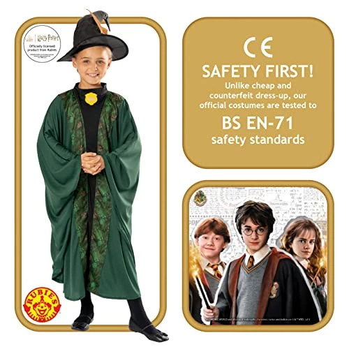 Rubies Official Harry Potter Professor McGonagall Robe, Kids Fancy Dress 5 Rubies Official Harry Potter Professor McGonagall Robe, Kids Fancy Dress - Image 3