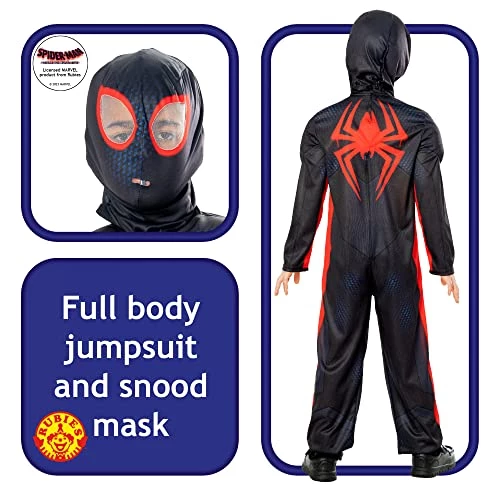 Rubie's Official Miles Morales Deluxe Child Costume, Kids Fancy Dress 4 Rubie's Official Miles Morales Deluxe Child Costume, Kids Fancy Dress - Image 2