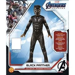 Rubie's Official Marvel Avengers Endgame Black Panther Classic Childs Costume, Kids Superhero Fancy Dress -Rubie's Shop 511vqbTAxFS 2