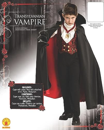 Rubie's Official Transylvania Vampire Halloween Childs Costume 5 Rubie's Official Transylvania Vampire Halloween Childs Costume - Image 3