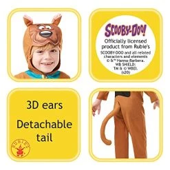 Rubie's Official Warner Bros Scooby-Doo, Child Dog Cartoon Costume -Rubie's Shop 513WUqYGWhL 1