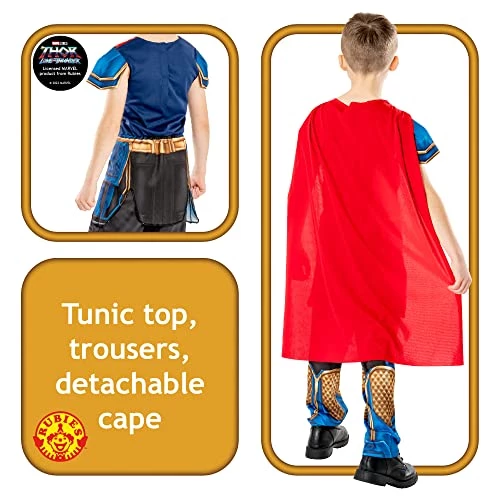 Rubies Official Marvel Thor: Love And Thunder Thor Classic Child Costume, Kids Fancy Dress 4 Rubies Official Marvel Thor: Love And Thunder Thor Classic Child Costume, Kids Fancy Dress - Image 2