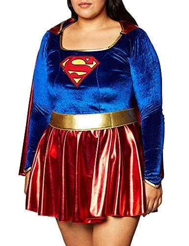 Rubie's Official Supergirl Adult One Piece Adult Costume Plus Size 4 Rubie's Official Supergirl Adult One Piece Adult Costume Plus Size - Image 2