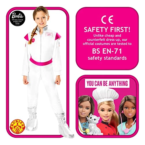 Rubie's Official Barbie Astronaut Child Costume, Kids Fancy Dress 6 Rubie's Official Barbie Astronaut Child Costume, Kids Fancy Dress - Image 4