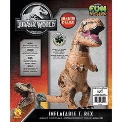 Rubie's Official Jurassic World T-Rex Dinosaur Inflatable Adult Costume (One Size) -Rubie's Shop 515PLo2l7DS
