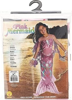 Rubie's 882720TODD Official Pink Mermaid Costume 11 Rubie's 882720TODD Official Pink Mermaid Costume -Rubie's Shop 516SmAVFlL 1
