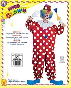 Rubie's Adult Dotted Clown Fancy Dress Costume 7 Rubie's Adult Dotted Clown Fancy Dress Costume -Rubie's Shop 517NmulM23L