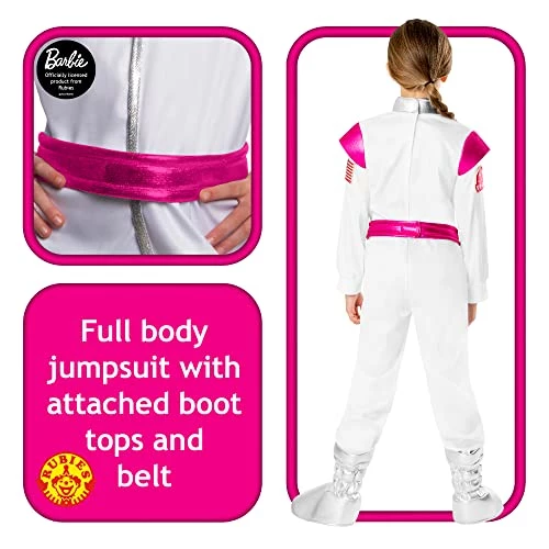 Rubie's Official Barbie Astronaut Child Costume, Kids Fancy Dress 5 Rubie's Official Barbie Astronaut Child Costume, Kids Fancy Dress - Image 3