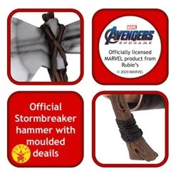Rubie's Official Child's Marvel Endgame Thor Stormbreaker Hammer, One Size, Multi-Coloured -Rubie's Shop 5197tjor4RL