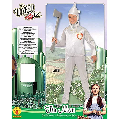 Rubie's Official The Wizard Of Oz Tin Man Childs Costume, Kids Fancy Dress 6 Rubie's Official The Wizard Of Oz Tin Man Childs Costume, Kids Fancy Dress - Image 4