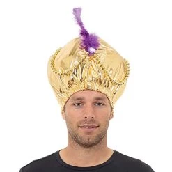 Bristol Novelty BH401 Arabian Hat With Beads And Jewels, Unisex-Adult, One Size