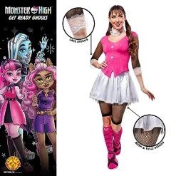 Rubie's Official Monster High Draculaura Adult Costume, Adult Fancy Dress -Rubie's Shop 51AMlMN44gL