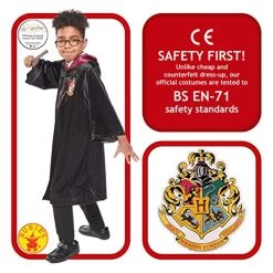 Rubie's Official Harry Potter Gryffindor Deluxe Robe Childs Costume, Kids Fancy Dress -Rubie's Shop 51AXpQLs56L 1